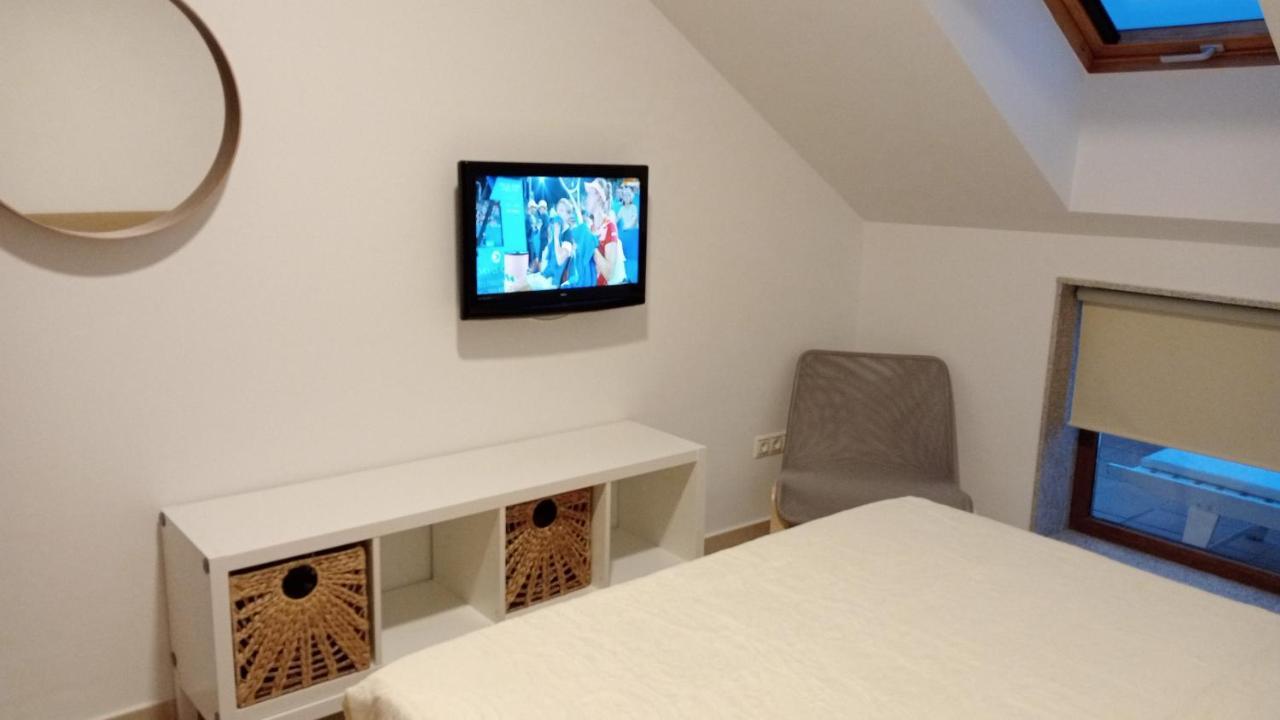 Atico A 3 Km De Sanxenxo Con Piscina Y Garaje Apartment Exterior foto