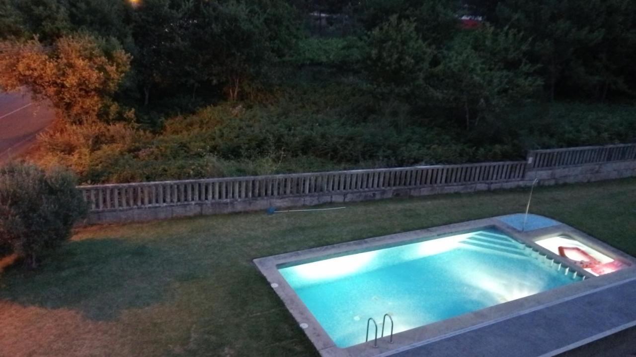 Atico A 3 Km De Sanxenxo Con Piscina Y Garaje Apartment Exterior foto
